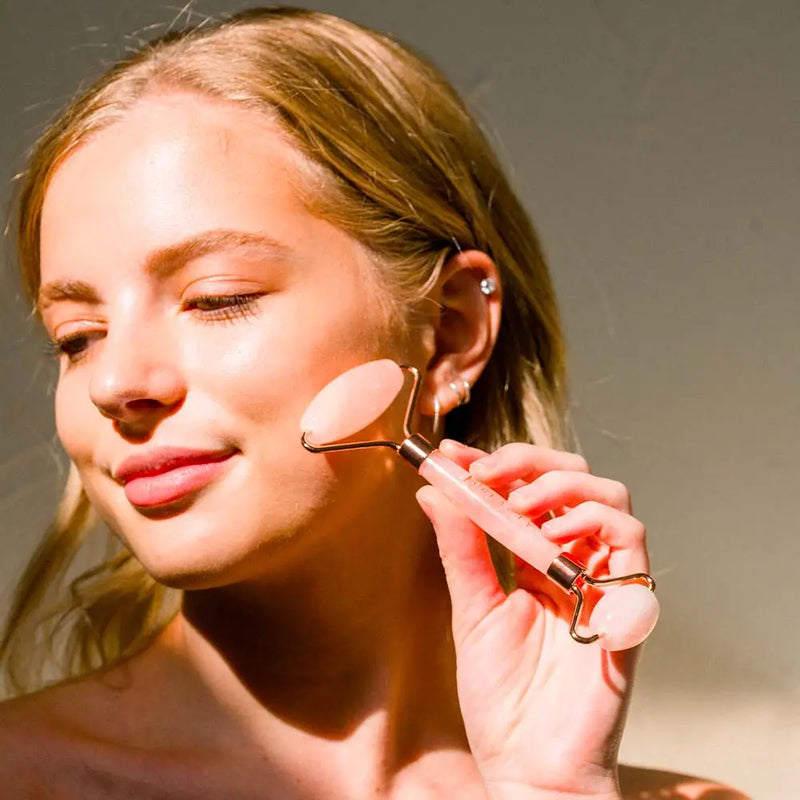 Rose Quartz Facial Roller