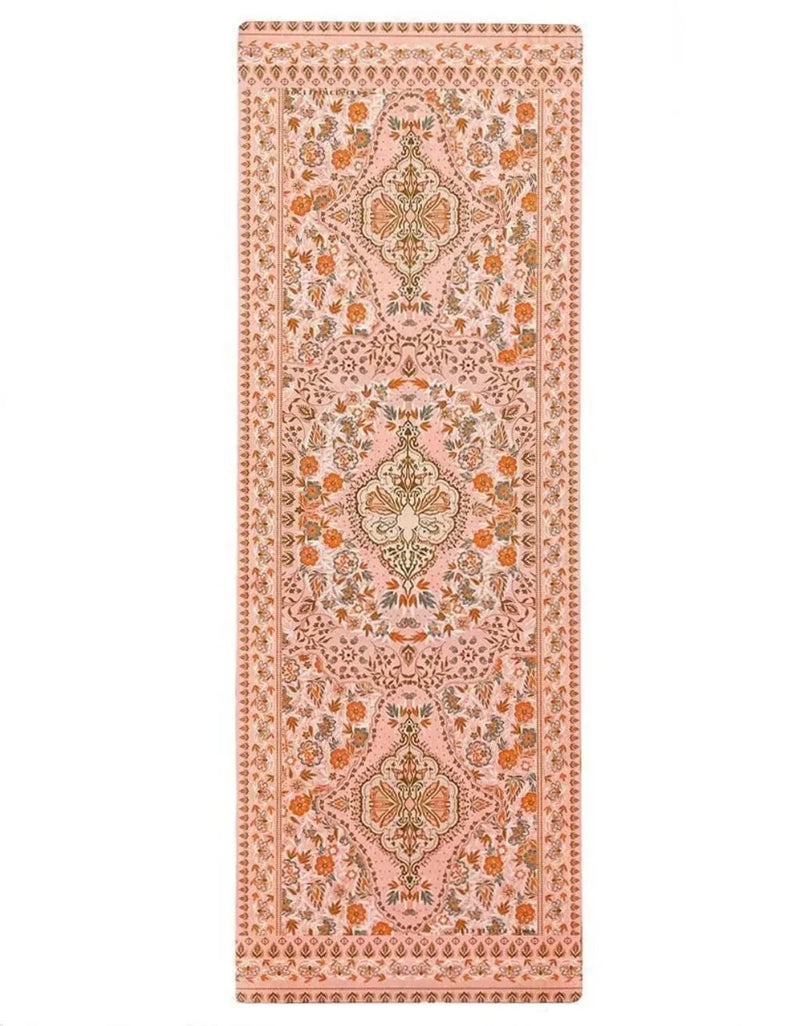 4 mm Salty Peach Yoga Mat + Strap