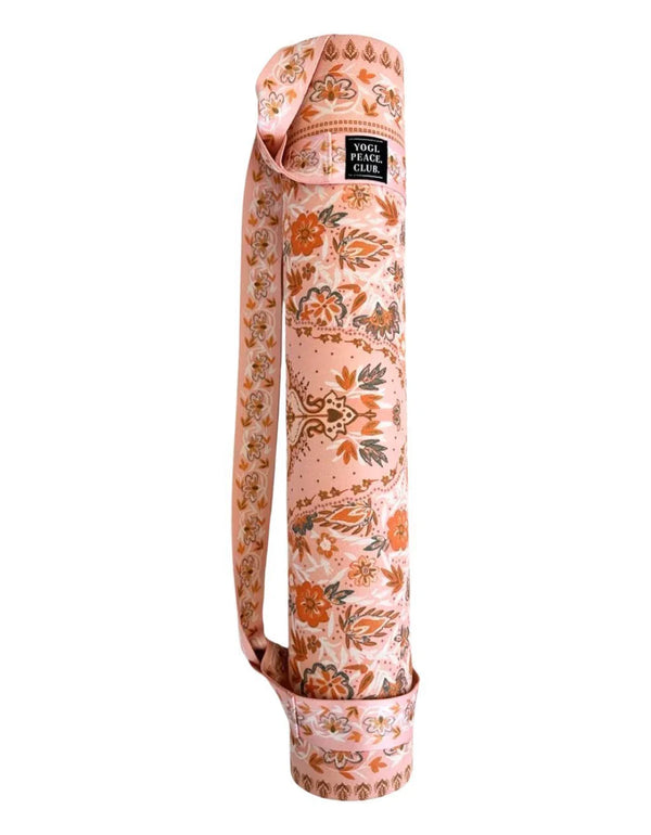 4 mm Salty Peach Yoga Mat + Strap