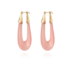 Gas Bijoux Pink Ecume Earrings