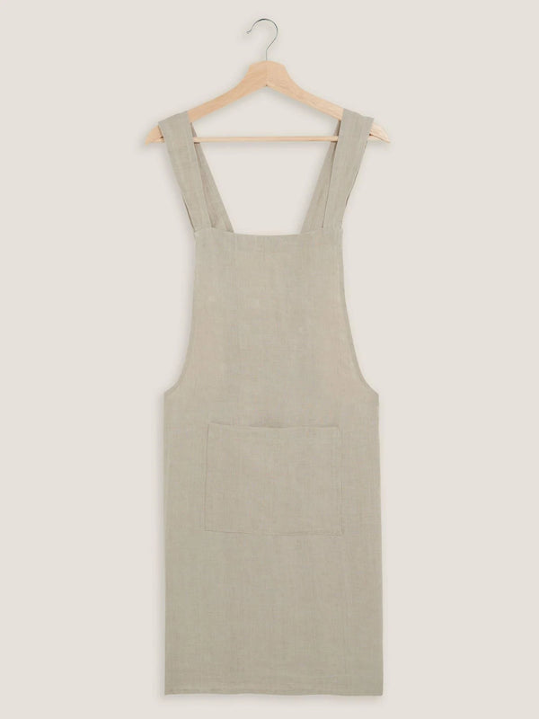 Linen Apron in Natural