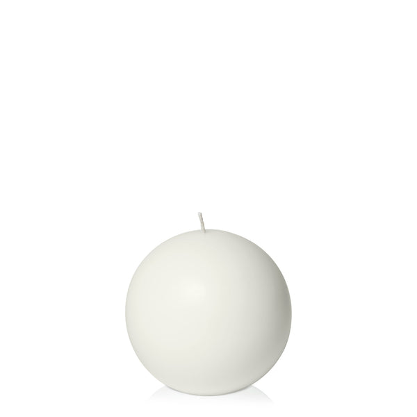 Ivory Ball Candle