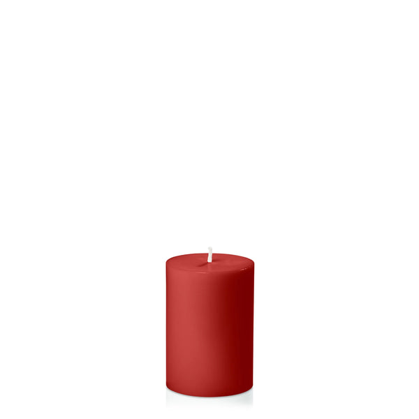 Red Pillar Candle