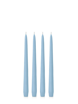 French Blue Taper Candle - 25cm - set of 4 - Sarah Urban