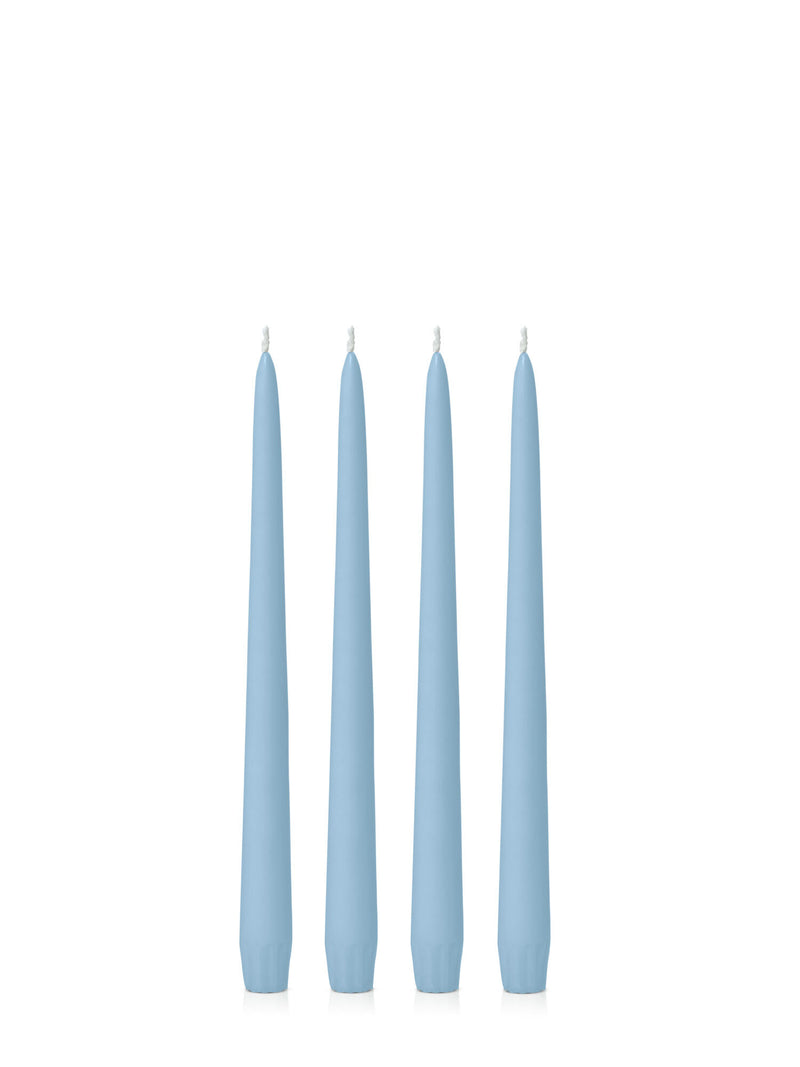 French Blue Taper Candle - 25cm - set of 4 - Sarah Urban