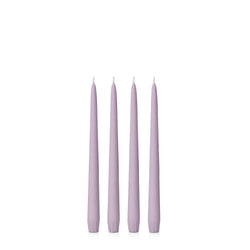 Lilac Taper Candle - 25cm - Pack of 4 - Sarah Urban