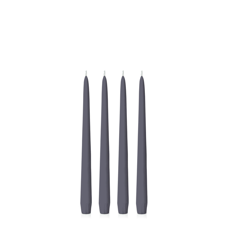 Navy Taper Candle - 25cm - Pack of 4 - Sarah Urban