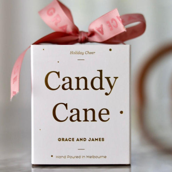 Candy Cane Candle