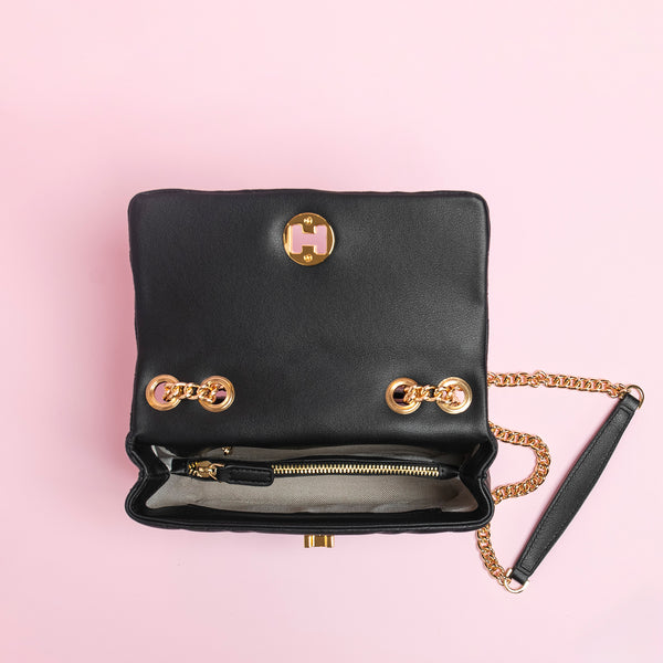 The Missy Crossbody Bag in Black - Sarah Urban