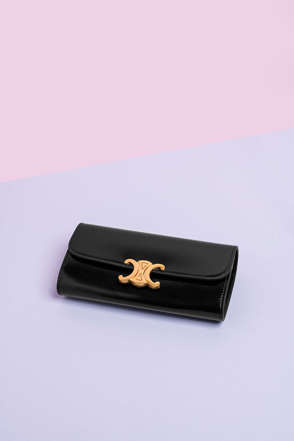 Black Leather Wallet - Sarah Urban