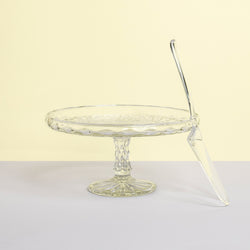 Vintage Glass Cake Stand and Server - Sarah Urban