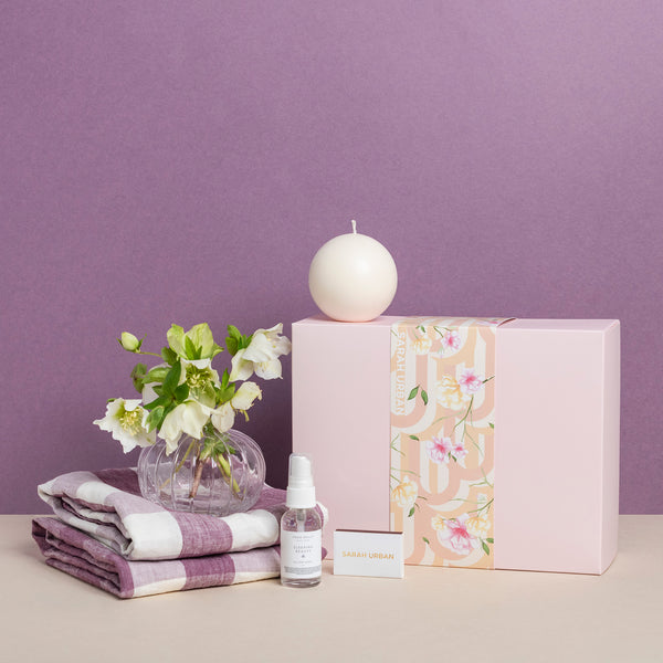 Lavender Check Napkin