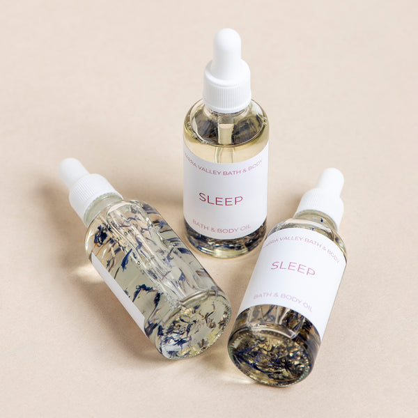Sleep bath and body oil
