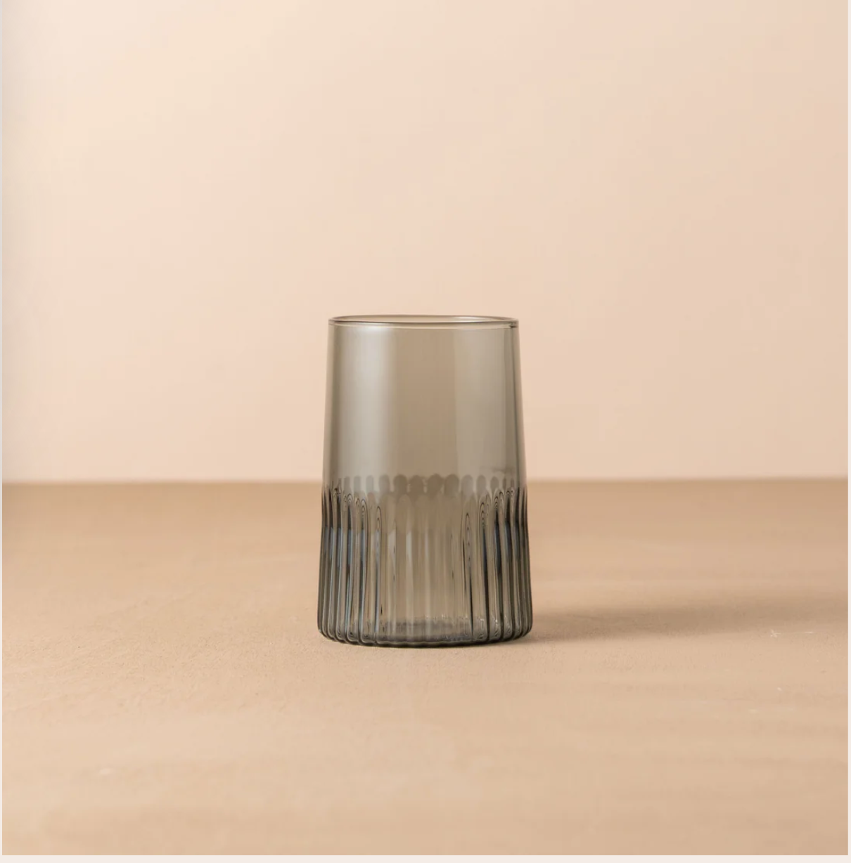 Kairos Water Glass | Smoke | Set of 2 - Sarah Urban