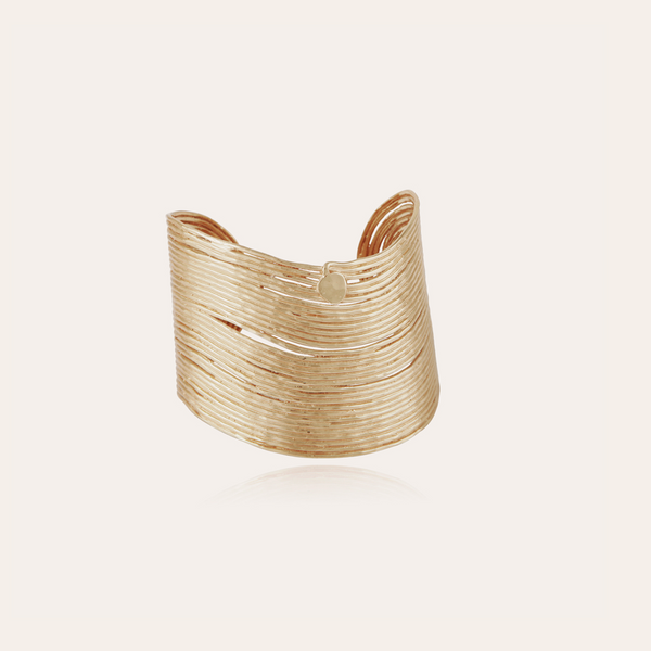 Gas Bijoux  Gold Wave Bracelet