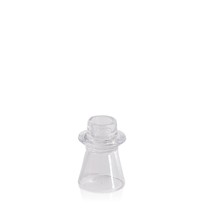 Clear Glass Taper Candle Holder