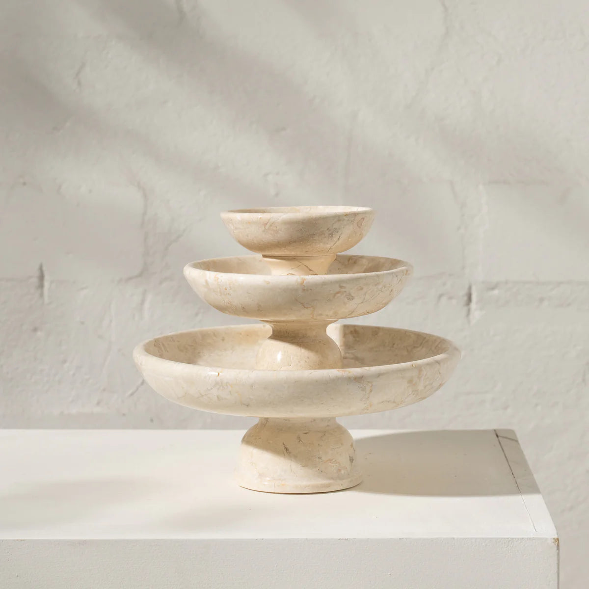 The Travertine Podium Bowl - Sarah Urban