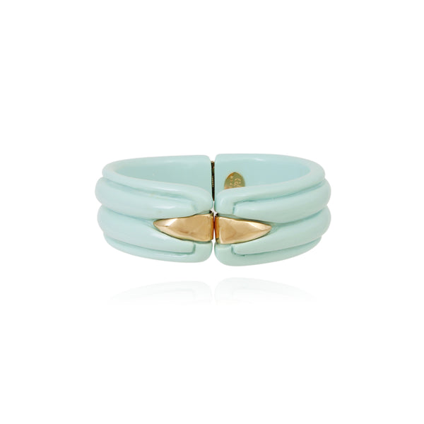 Gas Bijoux Ecume Bracelet in Turquoise and Gold