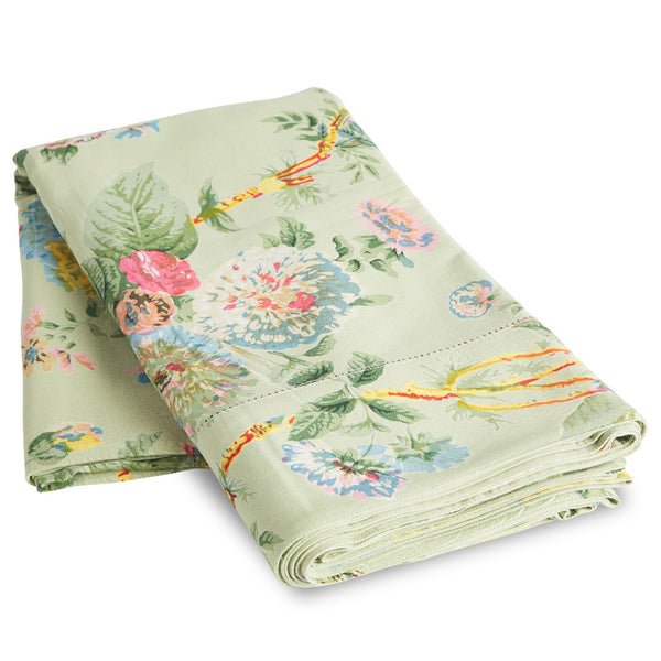 Sage Floral Tablecloth