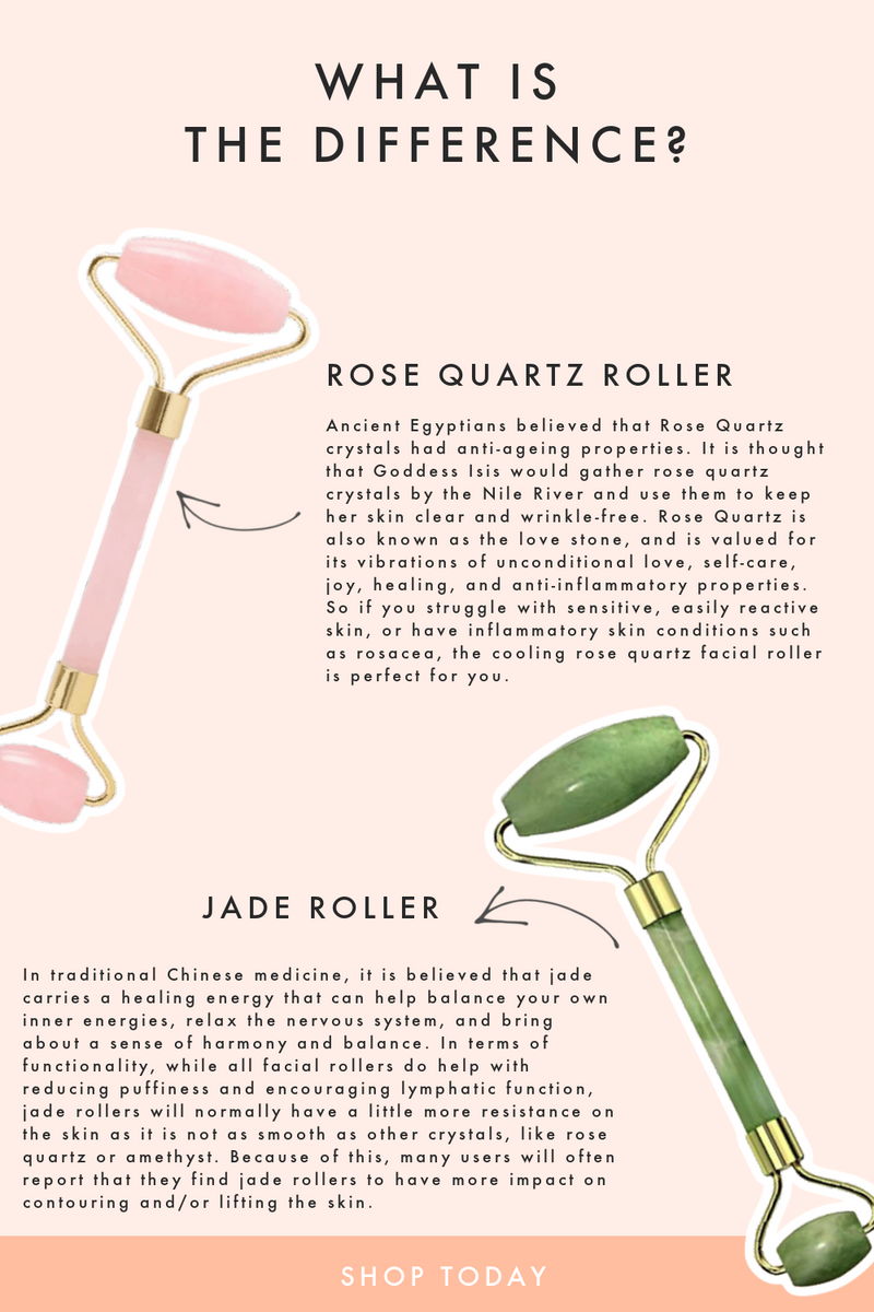 ROSE QUARTZ FACIAL ROLLER - Sarah Urban